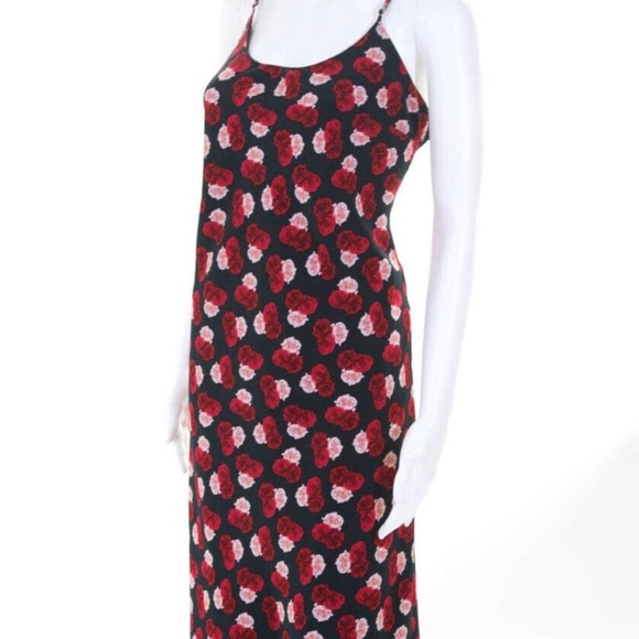 Karl Lagerfeld Rose Pattern Slip Dress - Picture 5 of 8
